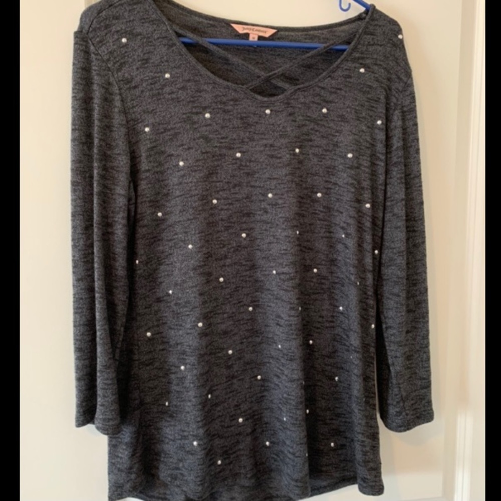 NWOT - JUICY COUTURE STUDDED TOP